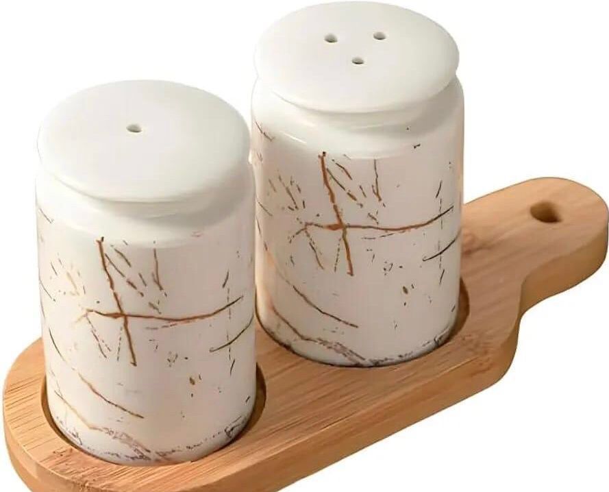 Ceramic Salt And Pepper Jar Set